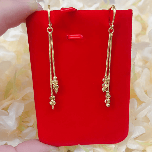 Hot Dangling Earrings Gold Plated by KDJ