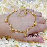 Anklet Chain Gold Plated by KDJ