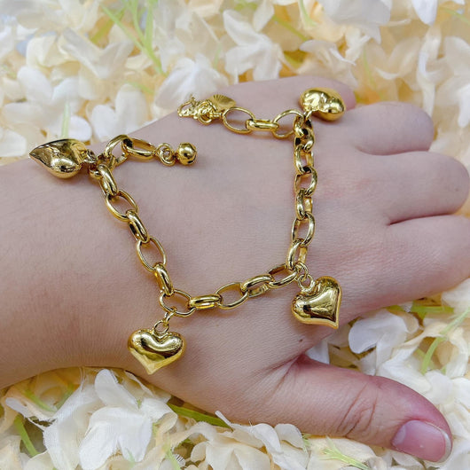 Chunky Bracelet Gold Plated by KDJ