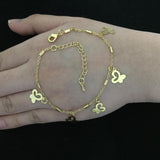 Anklet w/design Gold Plated by KDJ