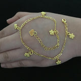 Anklet w/design Gold Plated by KDJ