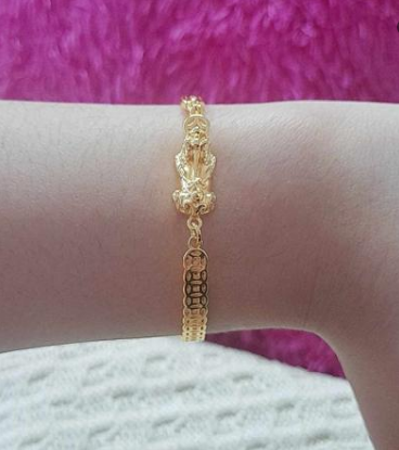 Money Catcher Piyao Bracelet Bangkok Thailand Gold Plated